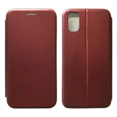 ЧОХОЛ-КНИЖКА LEVEL ДЛЯ SAMSUNG A51 (A515) MARSALA