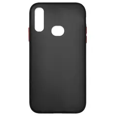 MR4_49225 Чохол-бампер захисний gingle matte case samsung a10s (a107), чорний, червоний 