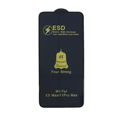 ЗАХИСНЕ СКЛО ESD 4S ANTI-STATIC ДЛЯ IPHONE XS MAX, 11 PRO MAX, ЧОРНИЙ (ТЕХ. ПАК)