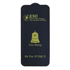 ЗАХИСНЕ СКЛО ESD 4S ANTI-STATIC ДЛЯ IPHONE 13 PRO MAX, IPHONE 14 PLUS, ЧОРНИЙ (ТЕХ. ПАК)