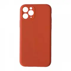 MR4_46137 Чохол silicone case full camera square side copy для iphone 11 pro kumquat 