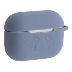 ЧОХОЛ ДЛЯ AIRPODS PRO СИЛІКОНОВИЙ LOGO 2IN1 (+ КАРАБИН) (ТЕХ. ПАК) LAVANDER