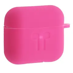 MR4_51256 Чохол для airpods 3 силіконовий 2mm logo 2in1 (+ карабин) (тех. пак) hot рожевий 