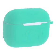 MR4_51265 Чохол для airpods pro 2 силіконовий logo 2in1 (+ карабин) (тех. пак) mint 