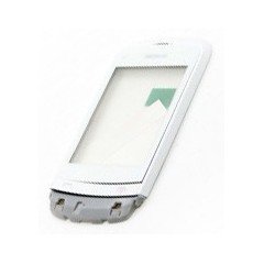 MR1_85994 Тачскрин сенсор телефона для nokia c2-03, c2-02, c2-06 белый, с рамкой PRC