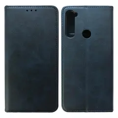 ЧОХОЛ-КНИЖКА BLACK TPU MAGNET ДЛЯ REDMI NOTE 8T СИНІЙ