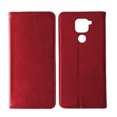 ЧОХОЛ-КНИЖКА BLACK TPU MAGNET ДЛЯ REDMI NOTE 9 ЧЕРВОНИЙ