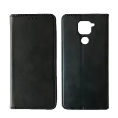 ЧОХОЛ-КНИЖКА BLACK TPU MAGNET ДЛЯ REDMI NOTE 9, ЧОРНИЙ