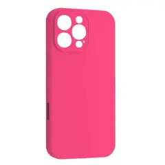 ЧОХОЛ SILICONE CASE FULL CAMERA COPY ДЛЯ IPHONE 16 PRO (47) HOT РОЖЕВИЙ