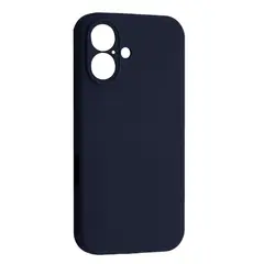 ЧОХОЛ SILICONE CASE FULL CAMERA COPY ДЛЯ IPHONE 16 PLUS (8) MIDNIGHT СИНІЙ