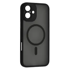 MR4_52166 Чохол rock guard touch series with magnetic (anti-drop lens) для iphone 16 plus, чорний 