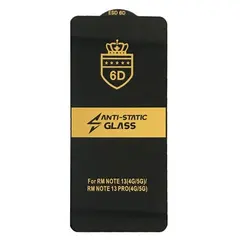 ЗАХИСНЕ СКЛО 6D ANTI-STATIC ДЛЯ REDMI NOTE 13 4G, REDMI NOTE 13 PRO 5G (ТЕХ. ПАК)