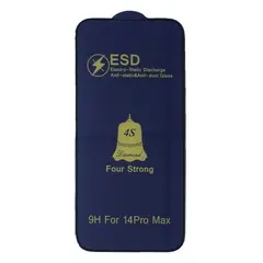 ЗАХИСНЕ СКЛО ESD 4S ANTI-STATIC ДЛЯ IPHONE 14 PRO MAX, ЧОРНИЙ (ТЕХ. ПАК)