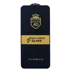 MR4_55223 Захисне скло 6d anti-static для samsung a16 4g, a16 5g, a17, m16, чорний, (тех. пак) 