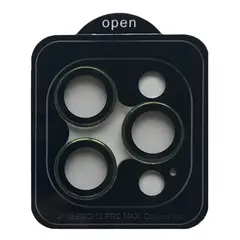 ЗАХИСНЕ СКЛО CAMERA METAL ДЛЯ IPHONE 15 PRO, 15 PRO MAX ЗЕЛЕНИЙ