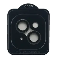 ЗАХИСНЕ СКЛО CAMERA METAL ДЛЯ IPHONE 15, 15 PLUS TITANIUM, СІРИЙ