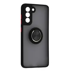 ЧОХОЛ GINGLE RING CASE ДЛЯ SAMSUNG S21 FE (SM-G990), ЧОРНИЙ