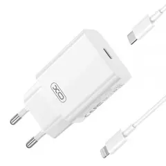 MR4_57240 Мережевий зарядний пристрій xo l126 type-c pd20w fast charging charger, білий XO