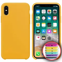 MR4_56399 Чохол silicone case full copy для iphone xr (4) жовтий 