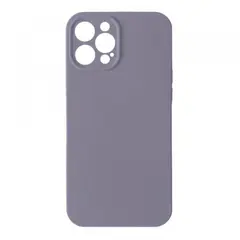 ЧОХОЛ SILICONE CASE FULL CAMERA COPY ДЛЯ IPHONE 15 PRO (46) LAVANDER, СІРИЙ
