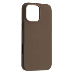 MR4_56664 Чохол leather case with magsafe для iphone 16 pro stone, сірий 