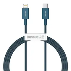 КАБЕЛЬ PD BASEUS SUPERIOR SERIES FAST CHARGING DATA CABLE TYPE-C TO LIGHTNING PD 20W 1M DARKBLUE CATLYS-A03