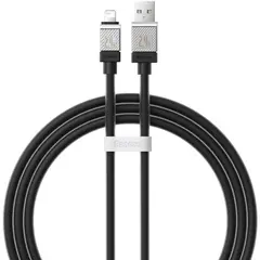 КАБЕЛЬ BASEUS COOLPLAY SERIES FAST CHARGING CABLE USB-A TO LIGHTNING 2.4A 1M, ЧОРНИЙ CAKW000401