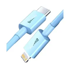 КАБЕЛЬ PD BASEUS SUPERIOR SERIES FAST CHARGING DATA CABLE TYPE-C TO LIGHTNING PD 20W 1M СИНІЙ CAYS001903