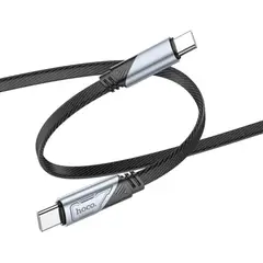 MR4_58026 Кабель pd hoco u119 machine 60w charging data cable type-c to type-c 1.2 m, чорний HOCO