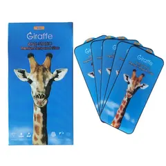 ЗАХИСНЕ СКЛО GIRAFFE ANTI-STATIC GLASS ДЛЯ IPHONE 13, 13 PRO, 14, ЧОРНИЙ, (ТЕХ. ПАК), (5ШТ)
