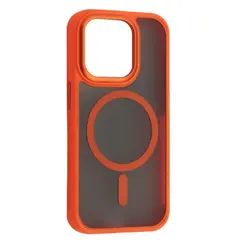ЧОХОЛ NEW MATTE MAGSAFE ДЛЯ IPHONE 15 PRO MAX ПОМАРАНЧЕВИЙ