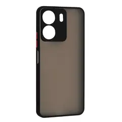 ЧОХОЛ-БАМПЕР ЗАХИСНИЙ GINGLE MATTE CASE REDMI 13C, POCO C65, ЧОРНИЙ