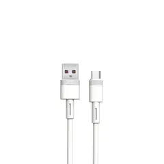 КАБЕЛЬ XO NB-Q166 FAST CHARGING USB CABLE ДЛЯ TYPE-C 5A, 1M, БІЛИЙ