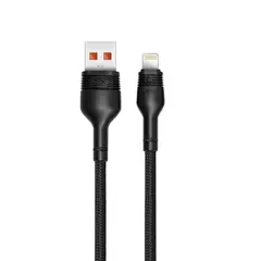 КАБЕЛЬ XO NB55 USB CABLE LIGHTNING 5 A, 1M, ЧОРНИЙ