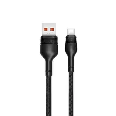 КАБЕЛЬ XO NB55 HUAWEI 5A FAST CHARGE USB CABLE TYPE-C 1M, ЧОРНИЙ