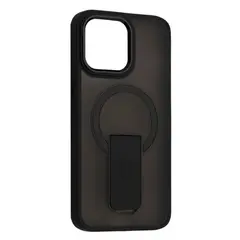 ЧОХОЛ STAND MATTE MAGSAFE ДЛЯ IPHONE 15 PRO, ЧОРНИЙ