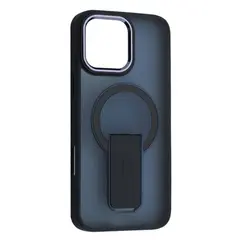 ЧОХОЛ STAND MATTE MAGSAFE ДЛЯ IPHONE 16 PRO DARK СИНІЙ
