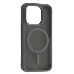 MR4_58761 Чохол new matte magsafe для iphone 13 pro titanium, сірий 