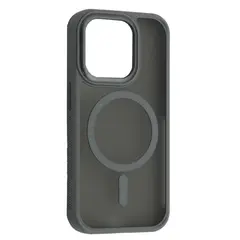 MR4_58774 Чохол new matte magsafe для iphone 14 pro titanium, сірий 