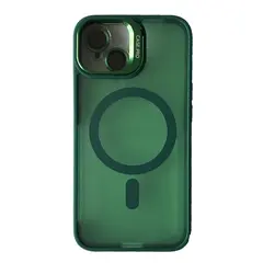 ЧОХОЛ CASE PRO MATTE FORTABLE CAMERA LENS MAGSAFE ДЛЯ IPHONE 11 DARK ЗЕЛЕНИЙ