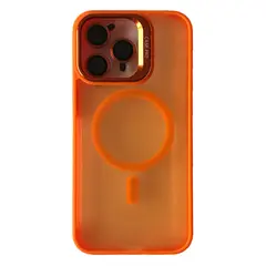 ЧОХОЛ CASE PRO MATTE FORTABLE CAMERA LENS MAGSAFE ДЛЯ IPHONE 14 PRO ПОМАРАНЧЕВИЙ