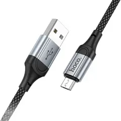 КАБЕЛЬ HOCO X102 FRESH CHARGING DATA CABLE MICRO 1M, ЧОРНИЙ