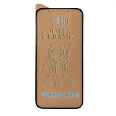 ЗАХИСНЕ СКЛО CERAMIC MATTE ДЛЯ IPHONE 12, 12 PRO, ЧОРНИЙ (ТЕХ. ПАК)