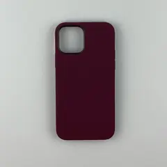 ЧОХОЛ SILICONE CASE COPY WITH MAGSAFE ДЛЯ IPHONE 12 PRO MAX PLUM