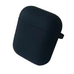 MR4_59433 Чохол для airpods 1, 2 silicone case, microfiber, чорний 