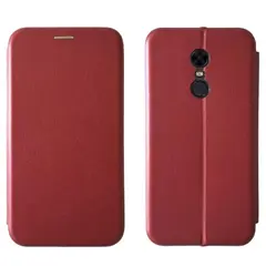 ЧОХОЛ-КНИЖКА LEVEL ДЛЯ REDMI 5 MARSALA