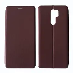 ЧОХОЛ-КНИЖКА LEVEL ДЛЯ REDMI 9 MARSALA