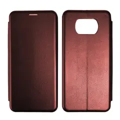 ЧОХОЛ-КНИЖКА LEVEL ДЛЯ XIAOMI POCO X3, X3 PRO NFC MARSALA