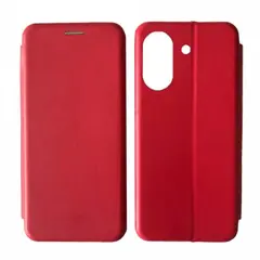 ЧОХОЛ-КНИЖКА LEVEL ДЛЯ REDMI 13C, POCO C65 ЧЕРВОНИЙ