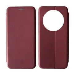 ЧОХОЛ-КНИЖКА LEVEL ДЛЯ REDMI 14C MARSALA